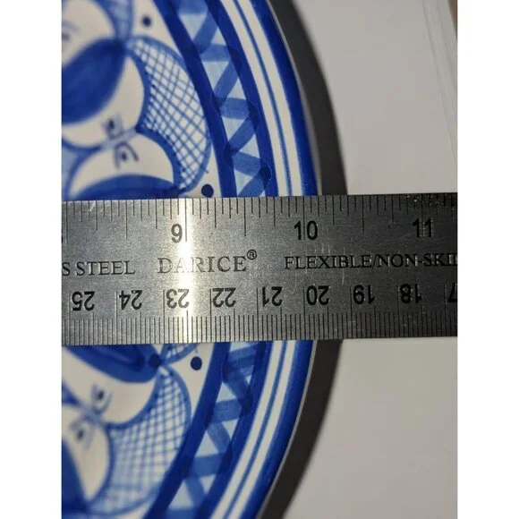 Hand-Painted Spanish Ceramic Wall Plate Ladies Faces Olive Artespana Figrs 1989 - Picture 5 of 12